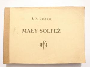 MAY SOLFE. ZBIR WICZE I MELODII LUDOWYCH DO CZYTANIA NUT GOSEM J. K. Lasocki 1959 - 2869185301