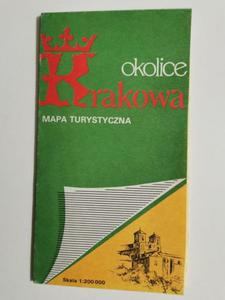 OKOLICE KRAKOWA. MAPA TURYSTYCZNA 1: 200 000 1983 - 2869197692