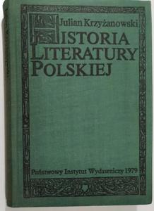 HISTORIA LITERATURY POLSKIEJ. ALEGORYZM-PREROMANTYZM - Julian Krzyanowski 1986 - 2869424318