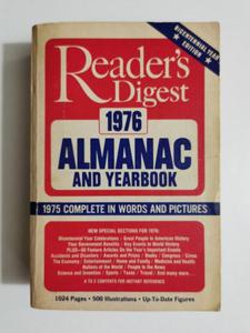 READERS DIGEST ALMANAC AND YEARBOOK 1976 - 2869197910