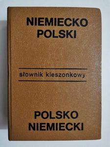 NIEMIECKO-POLSKI POLSKO-NIEMIECKI. SOWNIK KIESZONKOWY 1987 - 2869201103