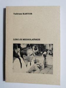 LEKCJE MEDIOLASKIE - Tadeusz Kantor - 2869209406