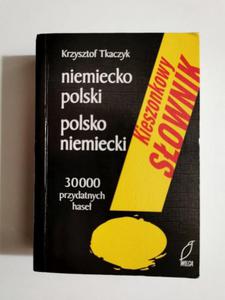 NIEMIECKO POLSKI POLSKO NIEMIECKI KIESZONKOWY SOWNIK - Krzysztof Tkaczyk - 2869424410