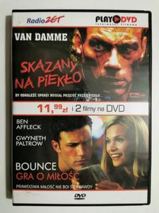 DVD.2 FILMY: SKAZANY NA PIEKO. BOUNCE GRA O MILO - 2871762739