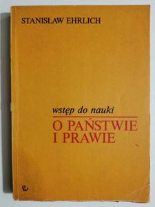 WSTP DO NAUKI O PASTWIE I PRAWIE - Stanisaw Ehrlich - 2873573592