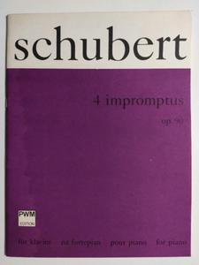 4 IMPROMPTUS OP. 90F. Schubert - 2874045201
