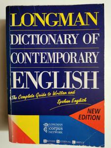 LONGMAN DICTIONARY OF CONTEMPORARY ENGLISH - - 2874408129