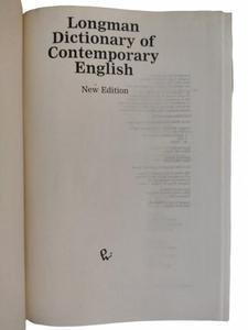 DICTIONARY OF CONTEMPORARY ENGLISH - 2874706802
