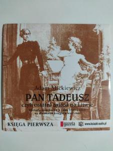 CD. ADAM MICKIEWICZ. PAN TADEUSZ. KSIGA PIERWSZA - 2875296504