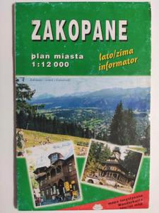 ZAKOPANE PLAN MIASTA 1:12000 - 2876079156