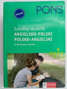 SZKOLNY SOWNIK ANGIELSKO-POLSKI POLSKO-ANGIELSKI - 2877222983