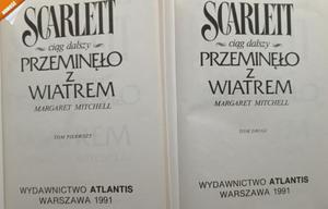 SCARLETT. PRZEMINʣO Z WIATREM. TOM 1-2 - Margaret Mitchell - 2878203318