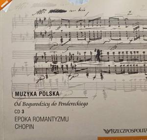 CD. MUZYKA POLSKA. OD BOGURODZICY DO PANDERECKIEGO. CD 3 - 2878656221