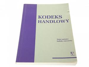 KODEKS HANDLOWY USTAWA O DZIAALNOCI GOSPODARCZEJ - 2869146207