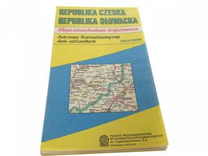 REPUBLIKA CZESKA REPUBLIKA SOWACKA. MAPA 1994 - 2869146568