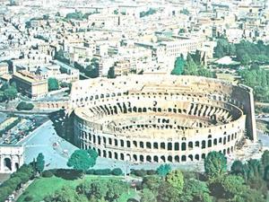 ROMA. VEDUTA AEREA DEL COLOSSEO - 2869156211