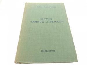 SOWNIK TERMINW LITERACKICH - Sierotwiski 1970 - 2869156478