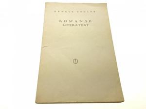 ROMANSE LITERATURY - Henryk Vogler 1964 - 2869159984