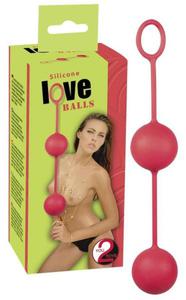 Silicone Love Balls Red kulki gejszy - 2832872341