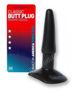 Butt Plug Small Black- maa klasyczna wtyczka analna - 2861440830