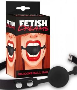 Knebel Black Fetish Dreams Silicone - 2875333015