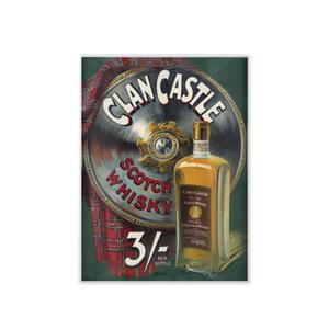 Reklama metalowa 30x40cm - Szyld Clan Castle Scotch Whiskies - 2861357558