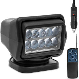 Reflektor poszukiwawczy szperacz LED z magnetyczn podstaw i pilotem na samochd d 9-32 V 50 W - 2877599505