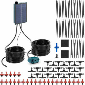 System nawadniajcy do ogrodu solarny automatyczny 25 kroplownikw 5 m 1.6 W - 2877599530