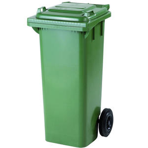 Pojemnik kosz kube na odpady mieci EUROPLAST 80L zielony - 2877599815