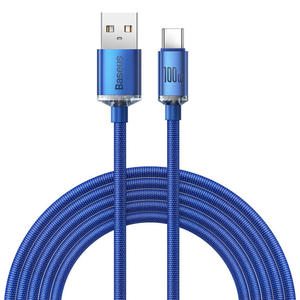 Kabel przewd USB - USB-C do szybkiego adowania i transferu danych 2m niebieski - 2877600522
