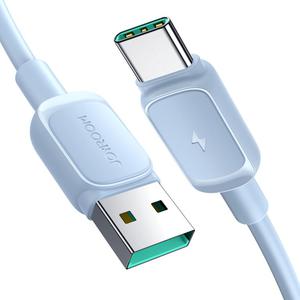 Kabel przewd USB-A - USB-C 3A 1.2m niebieski - 2877602482