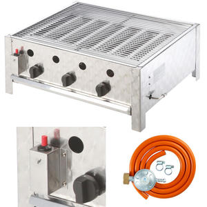 Grill gazowy gastronomiczny 3 - palnikowy z rusztem RASCAL 10 kW - 2869621089