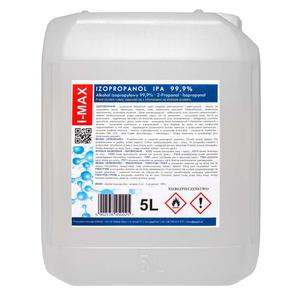 Alkohol izopropylowy Izopropanol IPA I-MAX 99,9% 5L - 2869617528