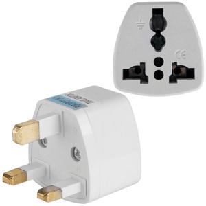 Przejciwka adapter wtyczki EU-UK (G) 230V- 250V 13A - 2869624504