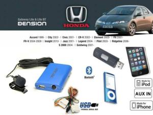 Cyfrowa zmieniarka Dension Bluetooth,USB,iPod,iPhone,AUX - Honda Civic,Accord,CR-V,Jazz - 2829825404