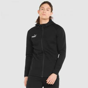 Bluza Mska Puma Z Kapturem Slim Oddychajca Sportowa Czarna - 2876560777