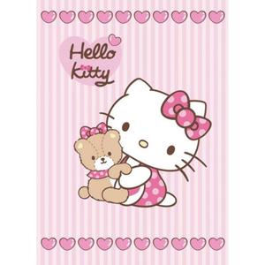 Koc akrylowy Hello Kitty HK02B rozmiar 80x110 cm - 2844754171