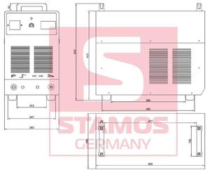 45643382 Przecinarka plazmowa Stamos S-Plasma 120/Cut 120, 400V, 3-Fazowe (prd cicia regulowany: 20-120A. grubo /szeroko cicia: 35 /1,4mm) - 2827342402