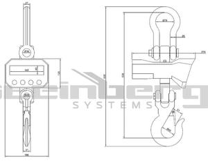 45643496 Waga hakowa Steinberg Systems SBS-KW-5/2K LED (udwig: 5T) - 2827342486