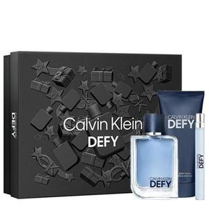 Calvin Klein Defy Zestaw - EDT 100 ml + EDT 10 ml + SG 100 ml - 2872979779