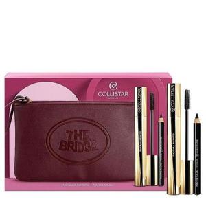 Collistar Zestaw - Mascara Infinito 11 ml + Kredka 0.8 g + Make-up Bag - 2875833756