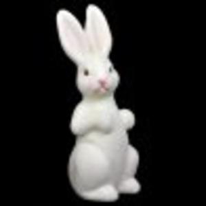 Zajczek biay 22cm Wielkanocna figurka dekoracja - 2827760086