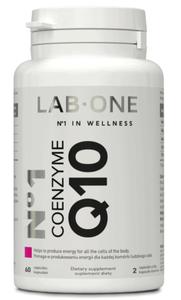 LAB ONE N1 Coenzyme Q10 - CoQ10 (Koenzym Q10) - 60 kapsuek wegaskich - 2876364219