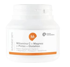 INVEX REMEDIES Witamina C Magnez Potas Glutation (Funkcjonowanie mitochondriw) 150g - 2876364519