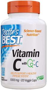 Doctor's Best Vitamin C with Quali-C (Witamina C) 1000mg 120 Kapsuek wegetariaskich - 2876364530