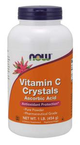 NOW FOODS Vitamin C Crystals (Witamina C - Kwas Askorbinowy) 454g Wegaska - 2876364538