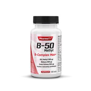 PHARMOVIT B-50 Methyl B-Complex 60 Kapsuek - 2876364623