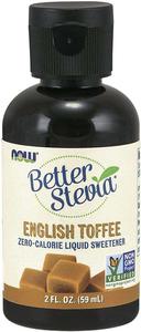 NOW FOODS Better Stevia Liquid Extract English Toffee (Ekstrakt ze Stewii w Pynie BIO) 59ml wegaski - 2876364629