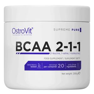 OSTROVIT Supreme Pure BCAA 2-1-1 (Aminokwasy) 200g - 2876364700