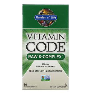 GARDEN OF LIFE Vitamin Code RAW K-Complex (Kompleks Witaminy K) 60 Kapsuek wegetarianskich - 2876364854